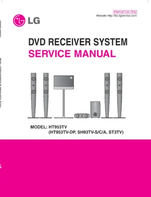 Lg ht953tv service manual cover