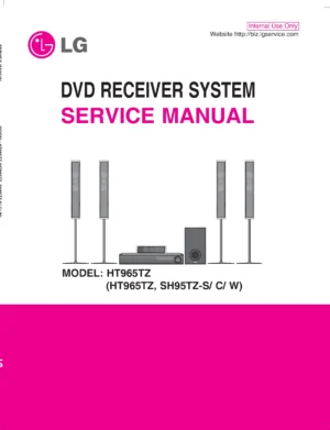 Lg ht965tz service manual cover