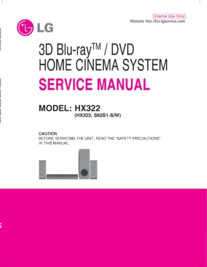 Lg hx322 service manual cover