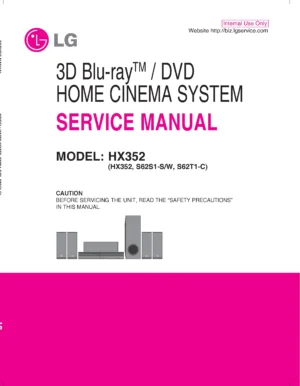 Lg hx352 service manual cover