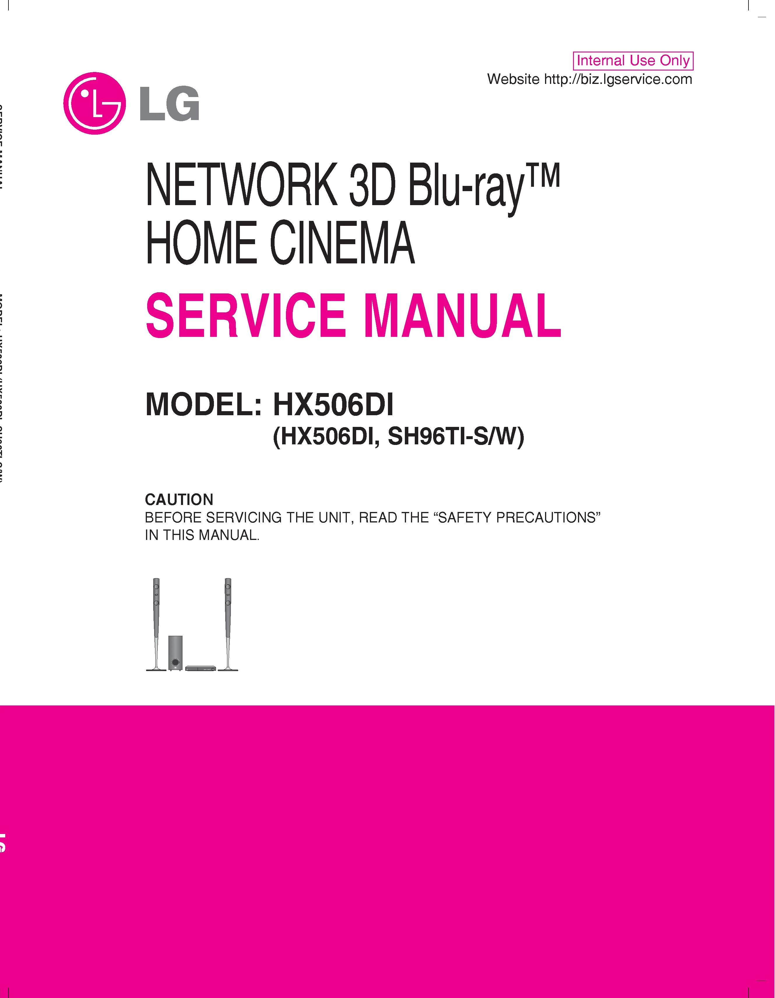 Lg hx506d service manual cover