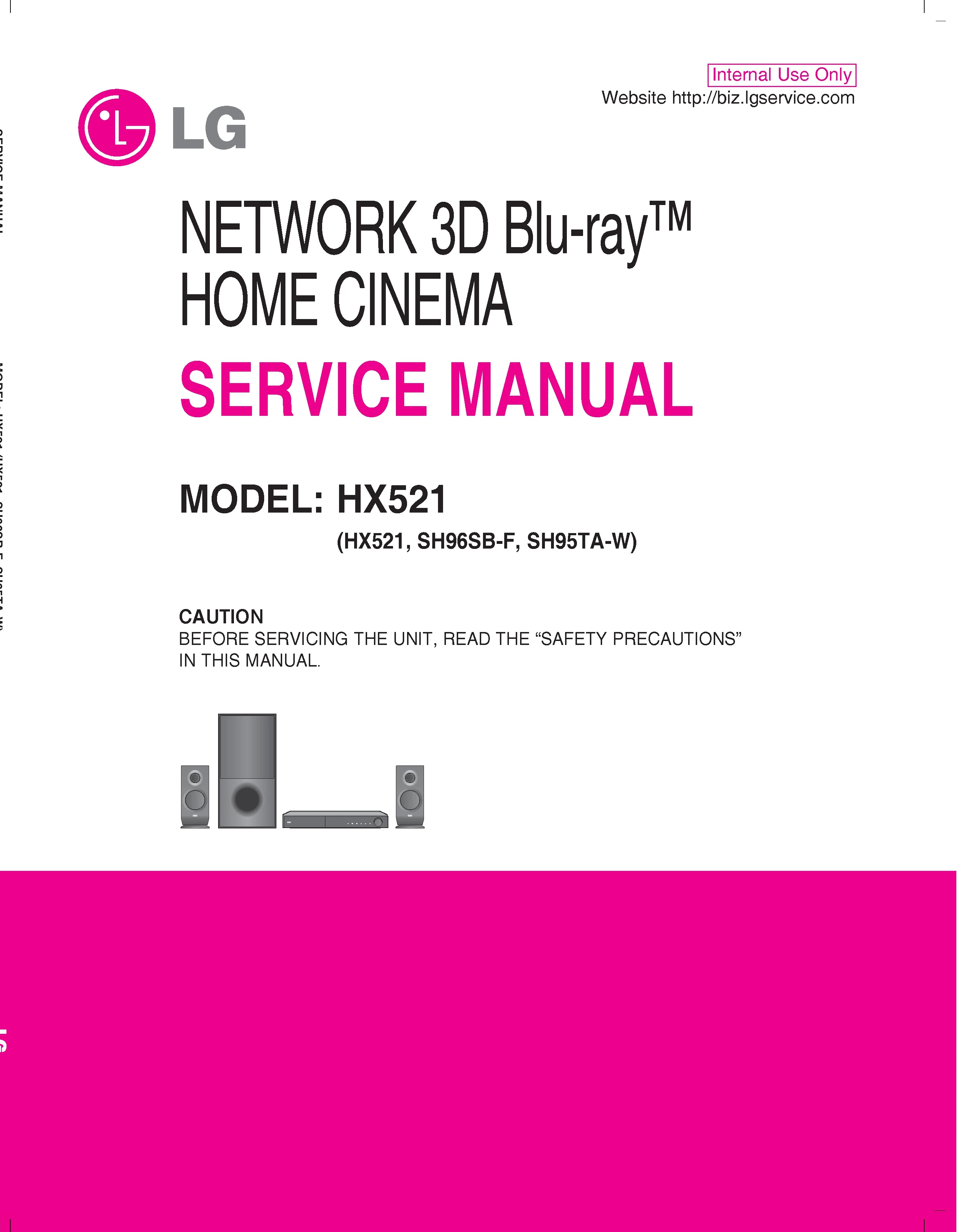 Lg hx521 service manual cover