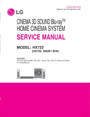 Lg hx722 service manual cover