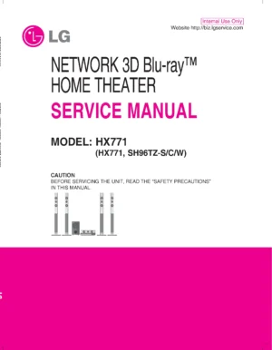 Lg hx771 service manual cover