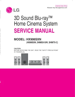 Lg hx906sxn service manual cover