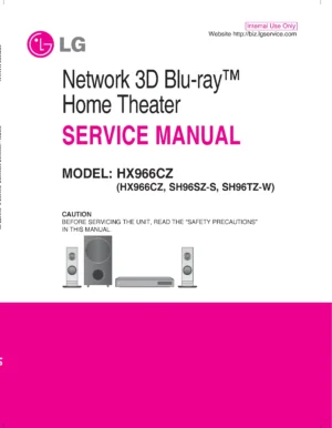 Lg hx966cz service manual cover