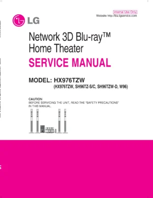 Lg hx976tzw service manual cover