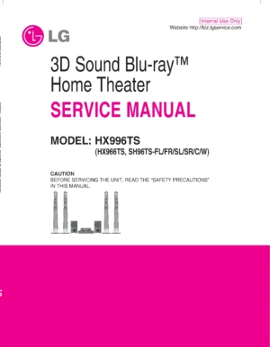 Lg hx996ts service manual cover