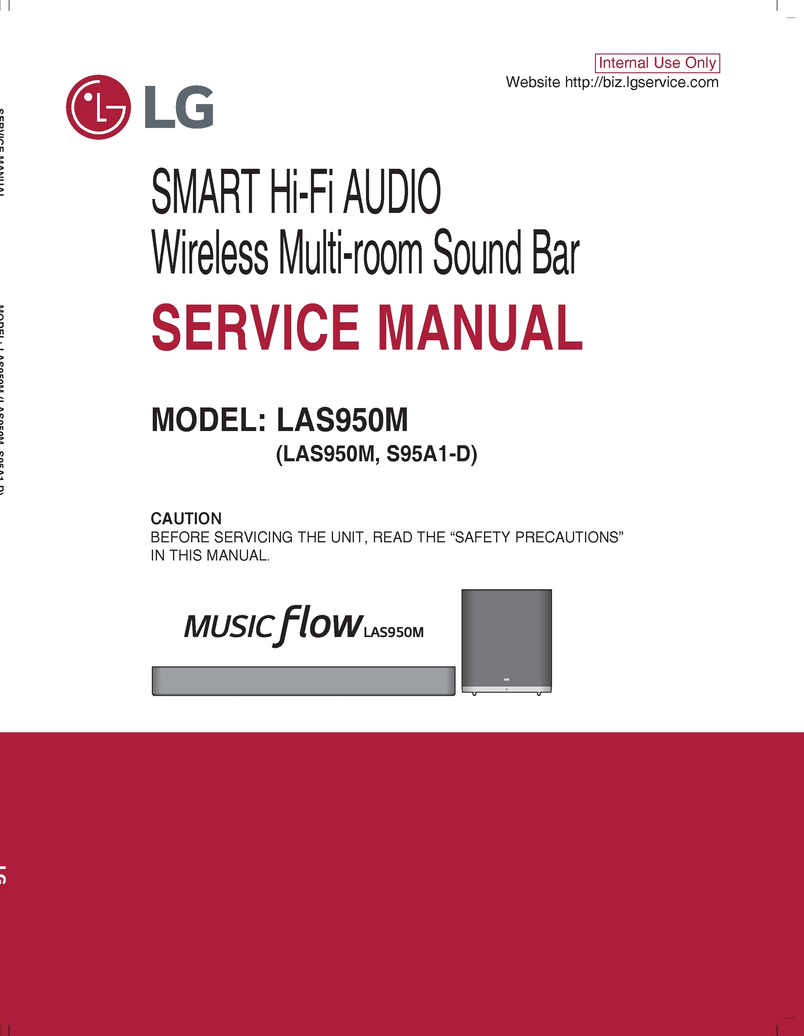 Lg las950m service manual cover