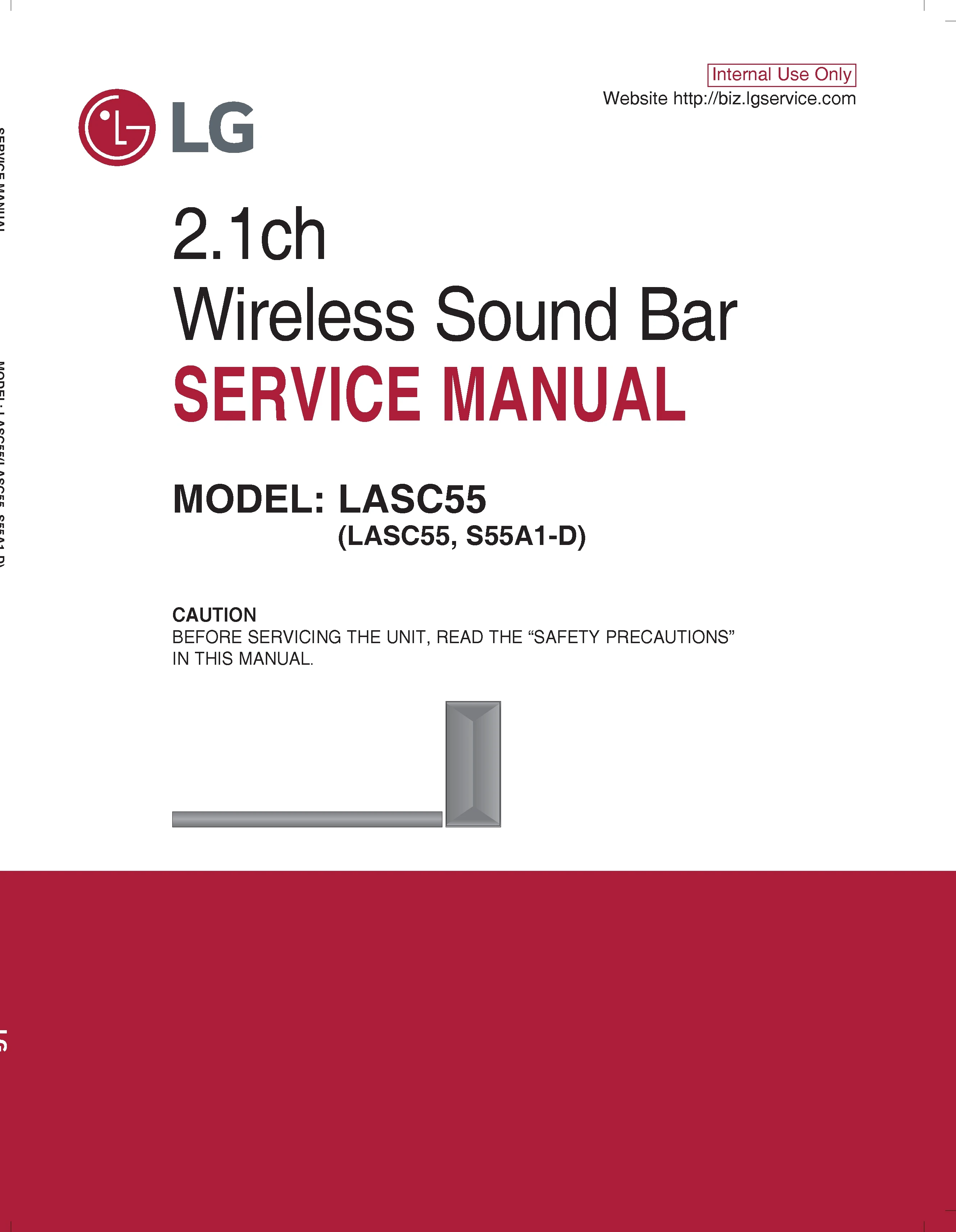 Lg lasc55 service manual cover