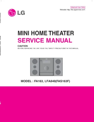 Lg lfa840 service manual cover