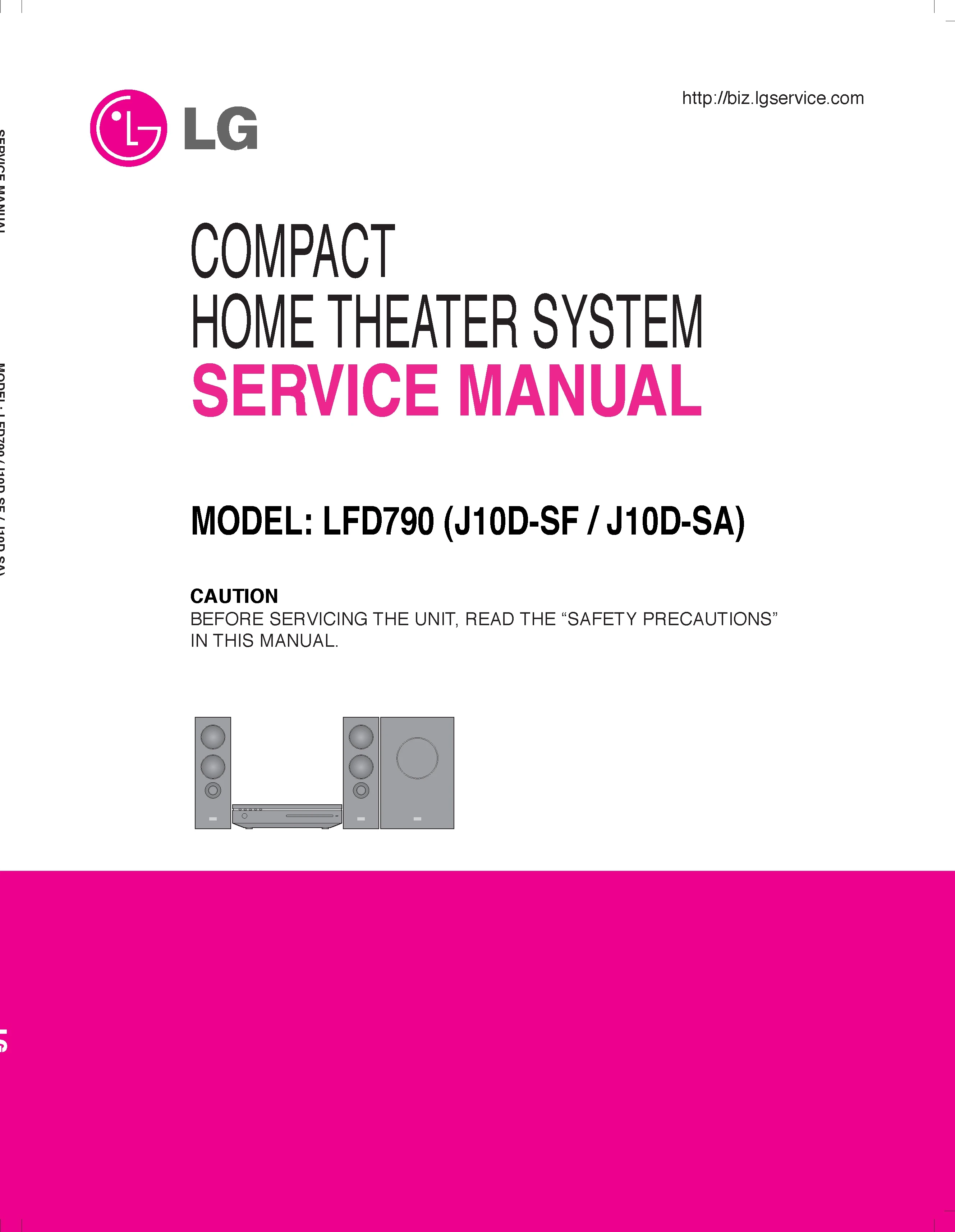 Lg lfd790 service manual cover