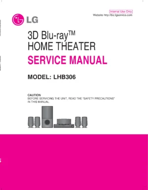 Lg lhb306 service manual cover