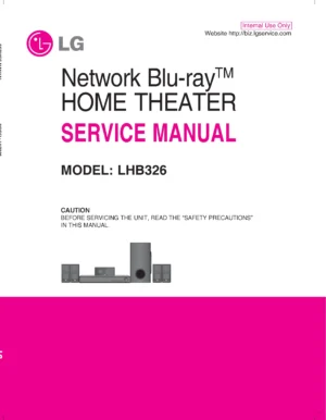 Lg lhb326 service manual cover