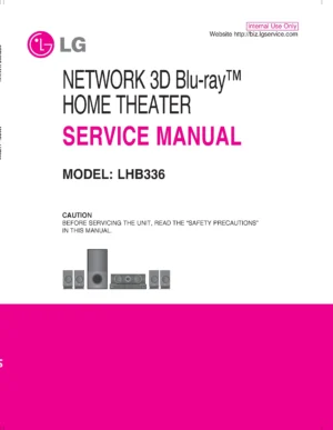 Lg lhb336 service manual cover
