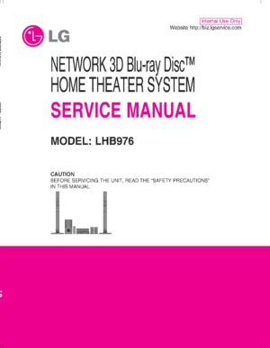 Lg lhb976 service manual cover