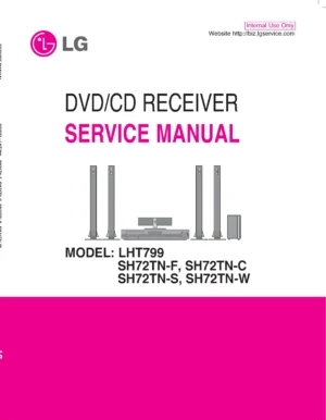 Lg lht799 service manual cover