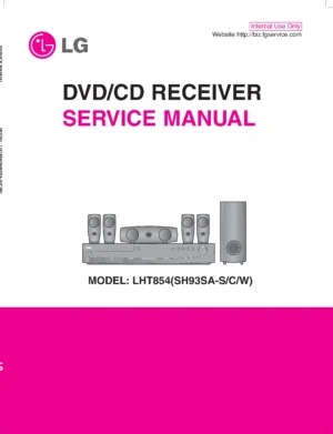 Lg lht854 service manual cover