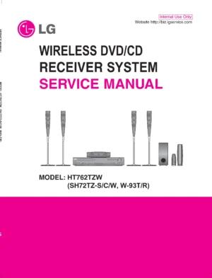 Lg lht888 service manual cover