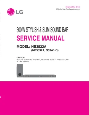Lg nb3532a service manual cover