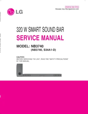 Lg nb3740 service manual cover