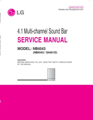 Lg nb4543 service manual cover