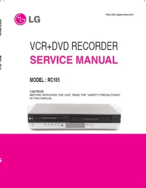 Lg rc185 service manual cover