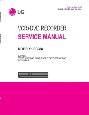 Lg rc388 service manual cover