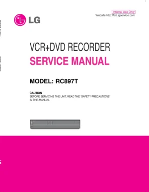 Lg rc897t service manual cover