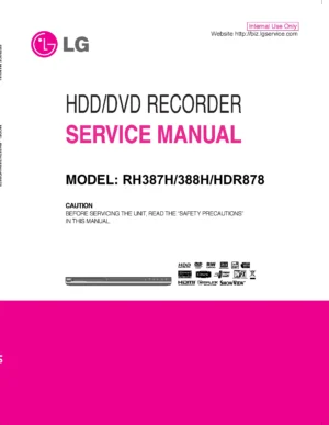 Lg rh387h 388h hdr878 service manual cover