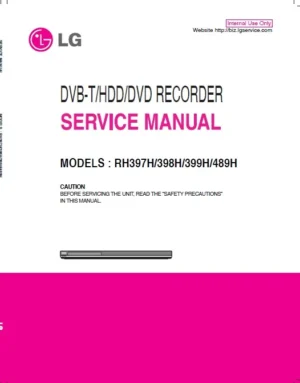Lg rh397h service manual cover