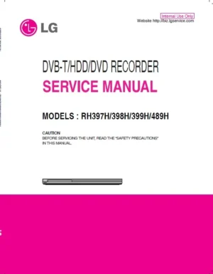 Lg rh399h service manual cover