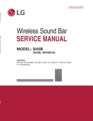 Lg sh5b service manual cover