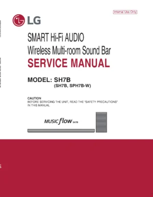 Lg sh7b service manual cover