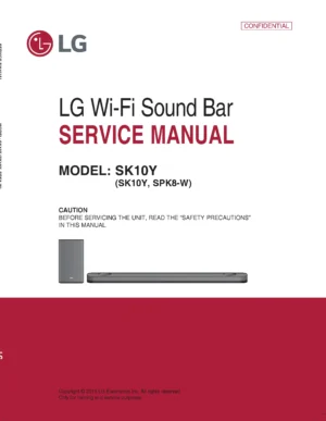 Lg sk10y service manual cover