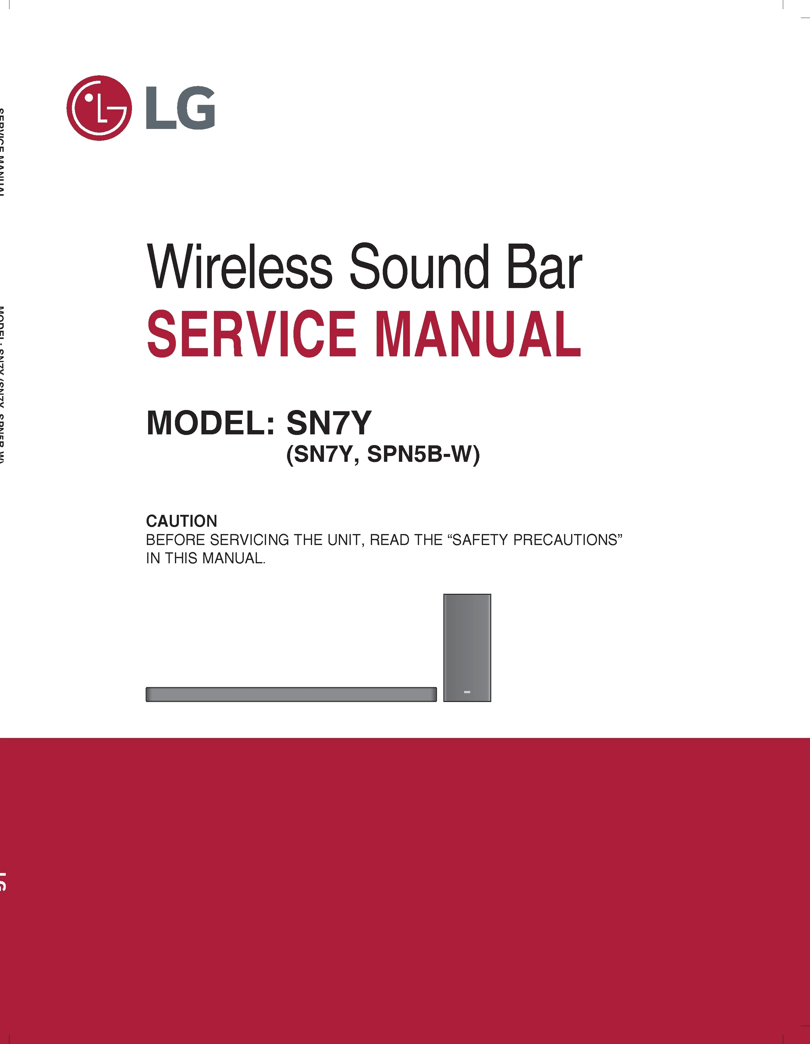 Lg sn7y service manual cover