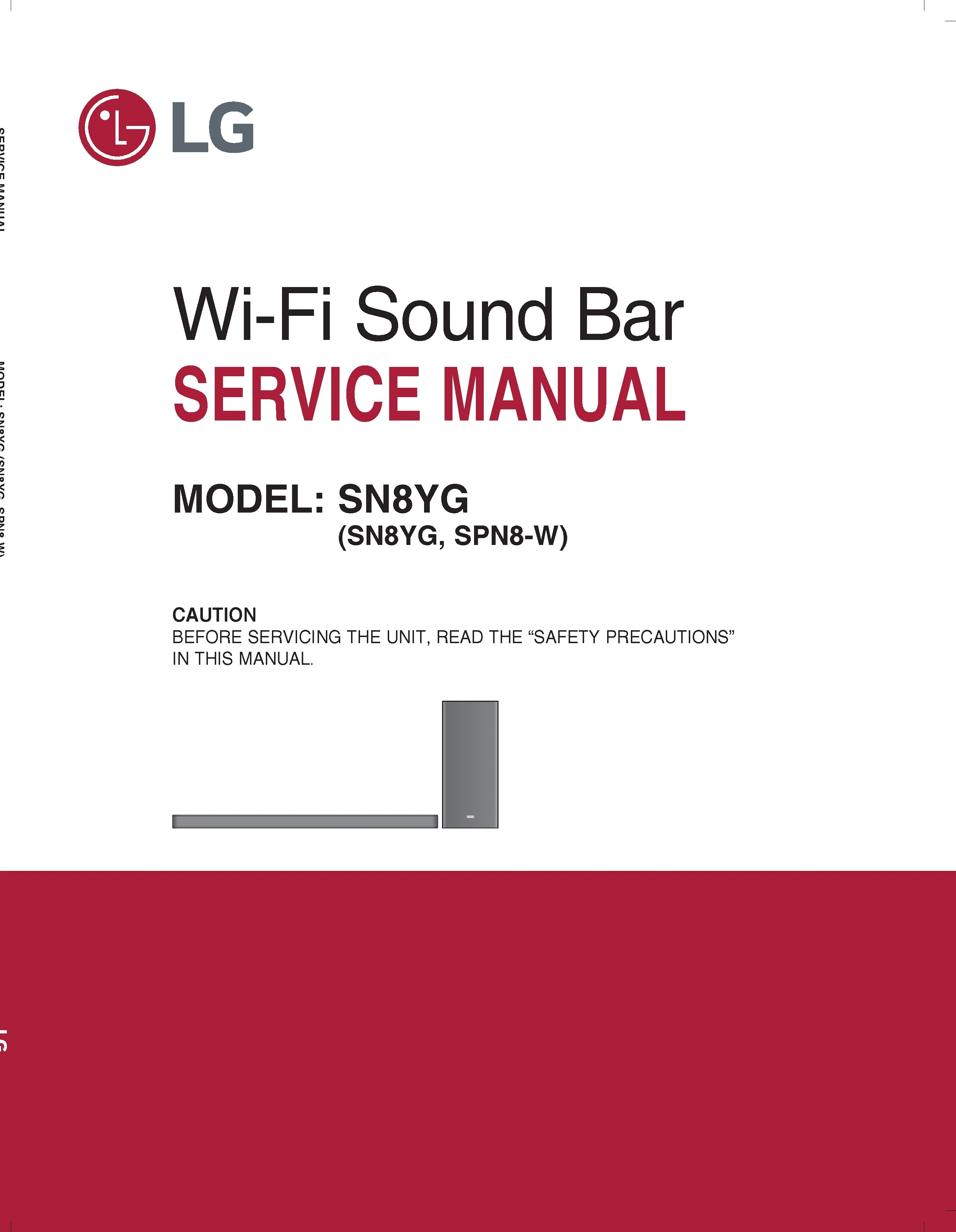 Lg sn8yg service manual cover