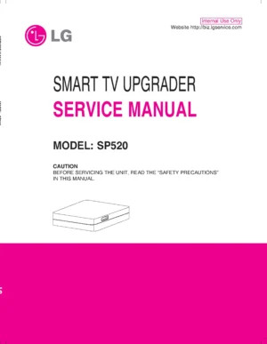 Lg sp520 service manual cover