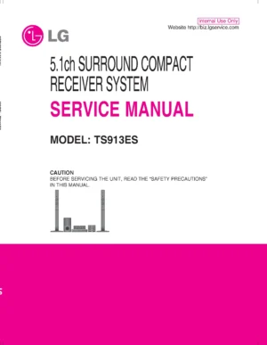 Lg ts913es service manual cover