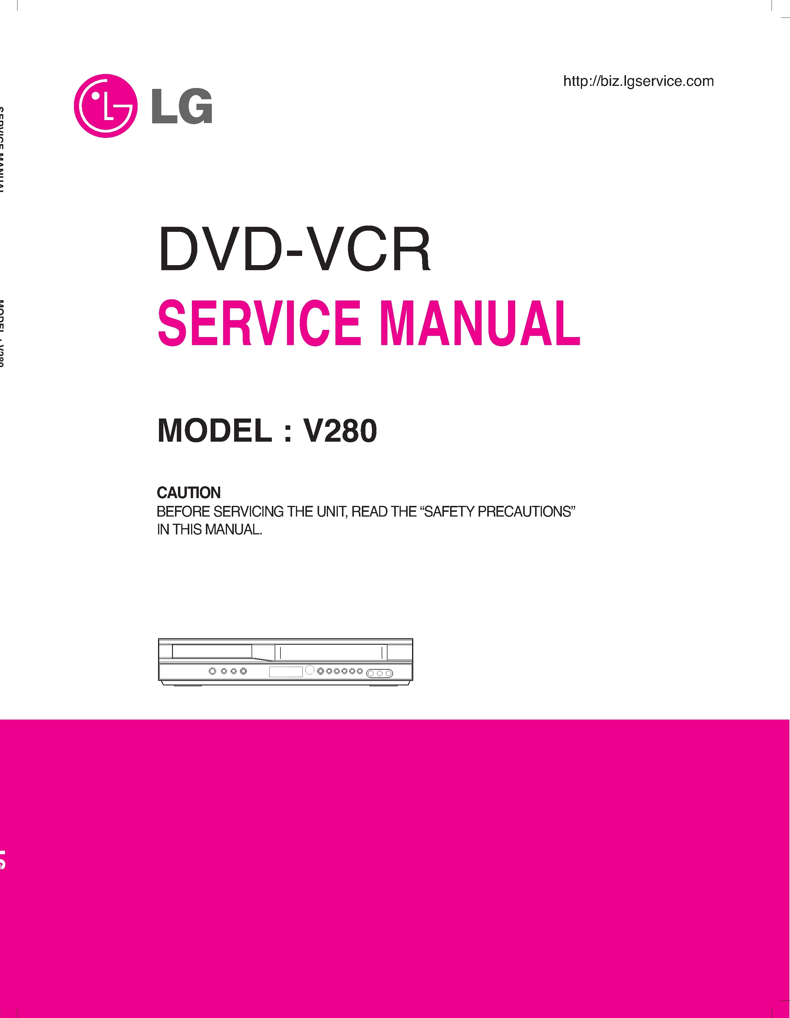 Lg v280 service manual cover