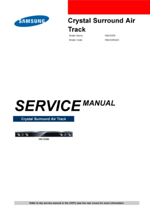 Samsung hw d350 service manual cover