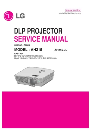 Lg ah215 service manual cover