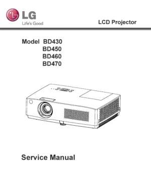 Lg bd470 bd460 service manual cover