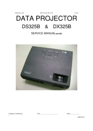 Lg ds325b service manual cover
