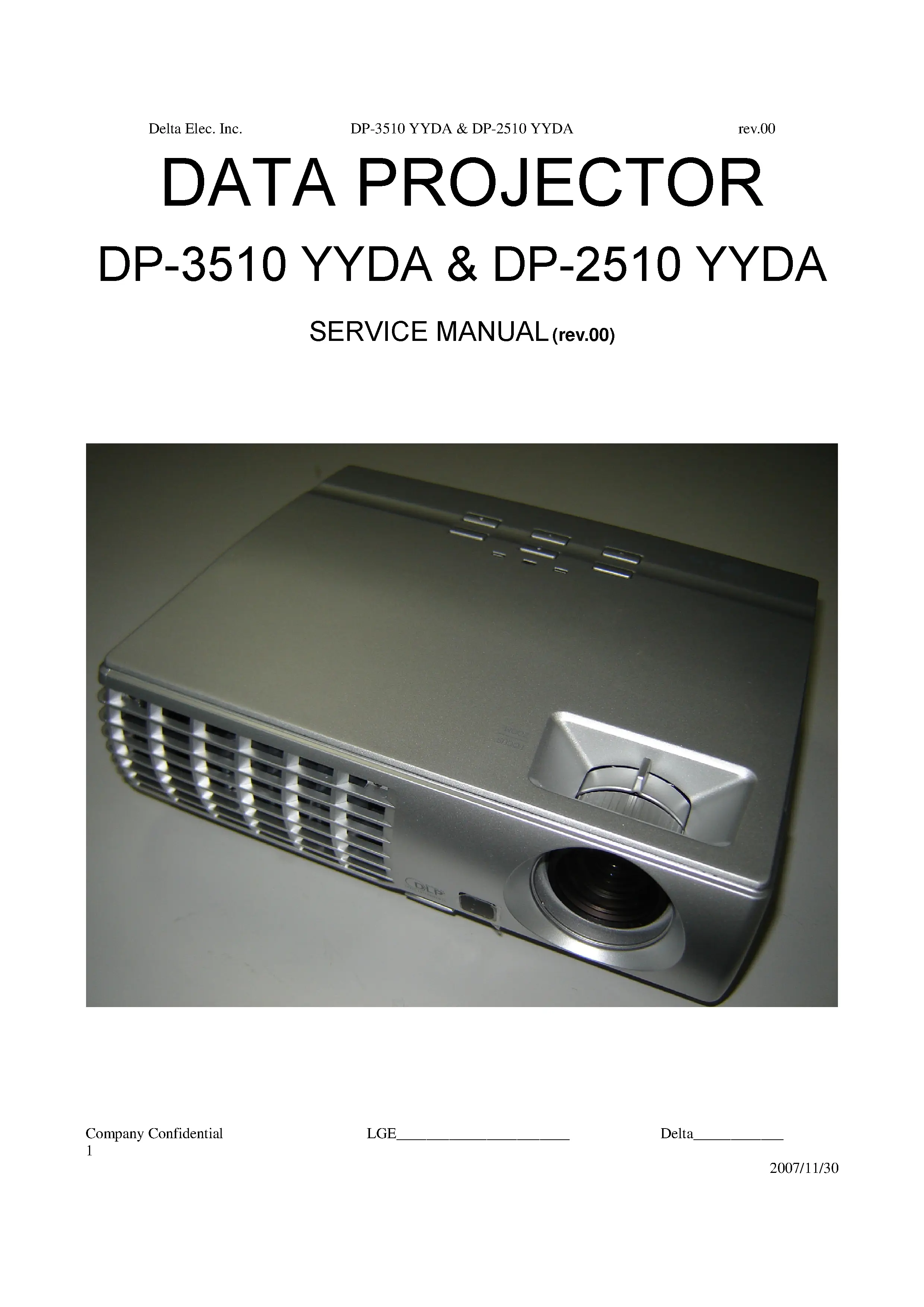 Lg dx325 service manual cover