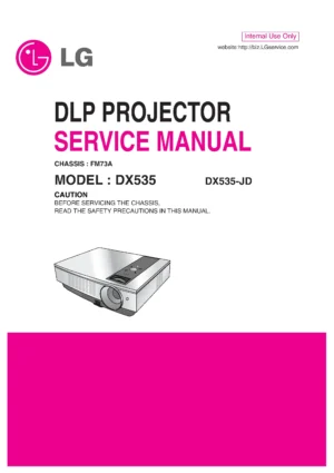 Lg dx535 service manual cover