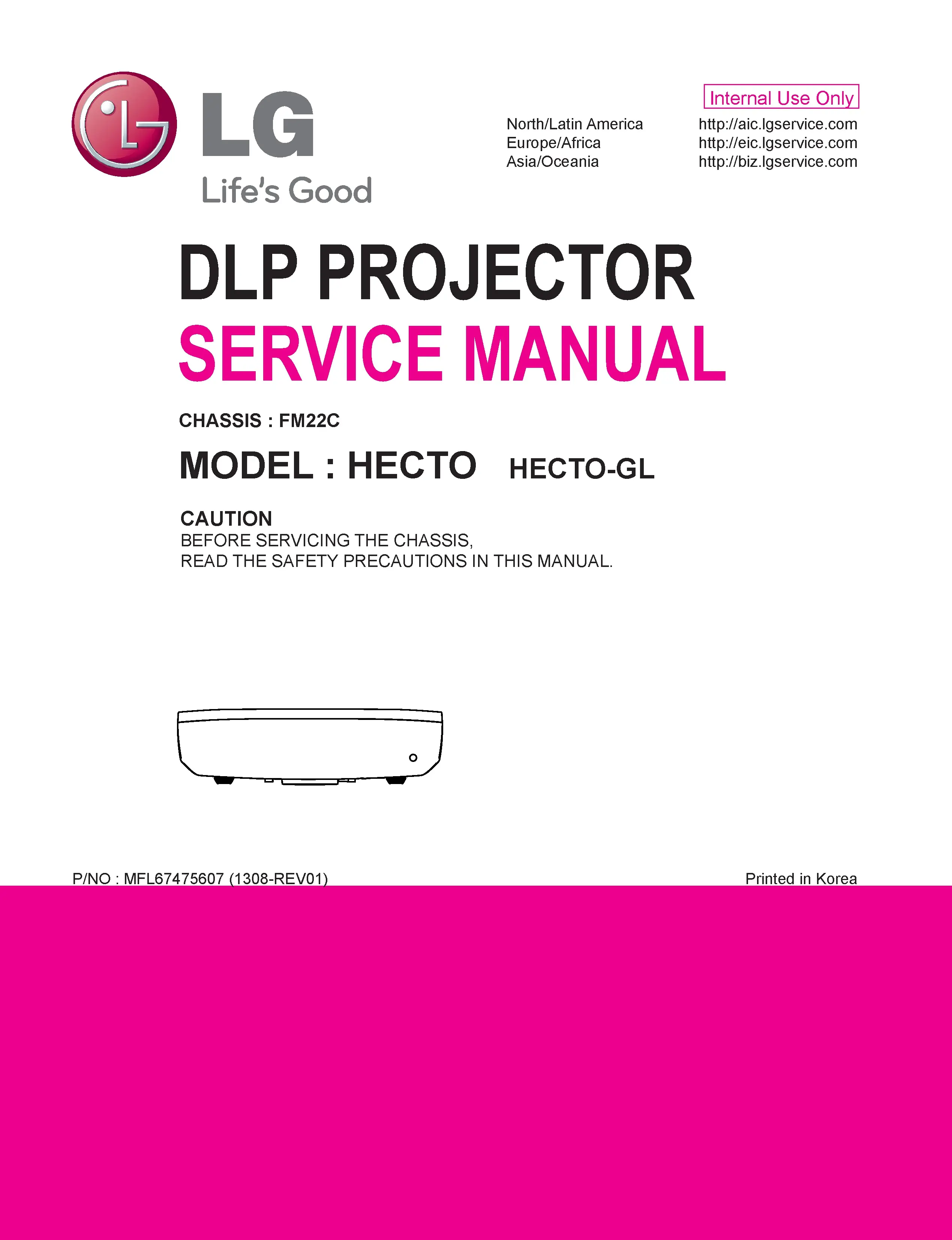 Lg hecto gl service manual cover