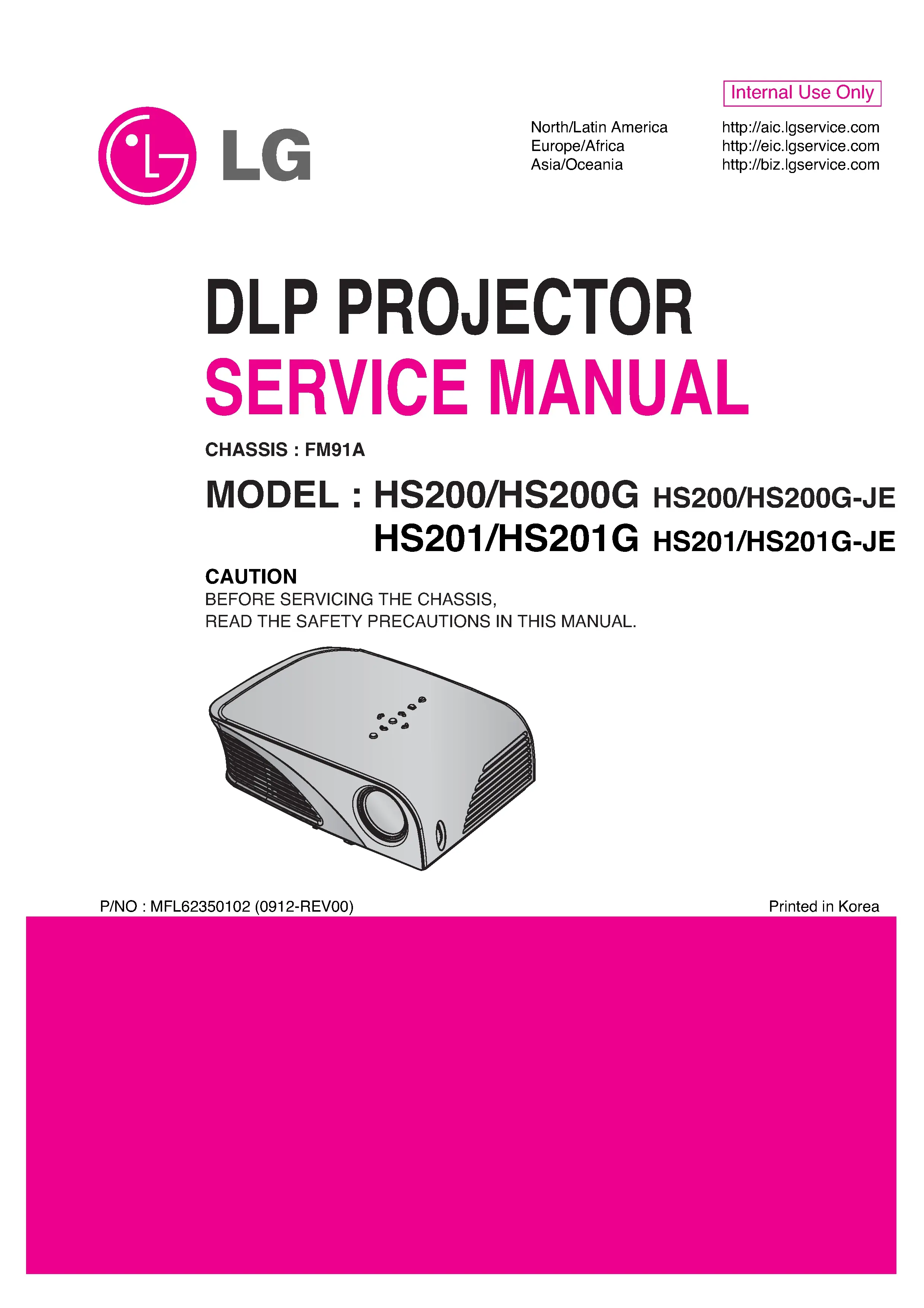 Lg hs200 service manual cover
