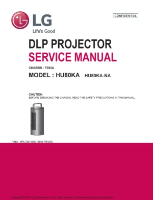 Lg hu80ka service manual cover