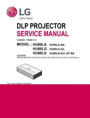 Lg hu85la hu85lg hu85ls service manual cover